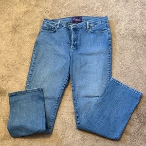 NYDJ Denim Blue Straight Leg Jeans